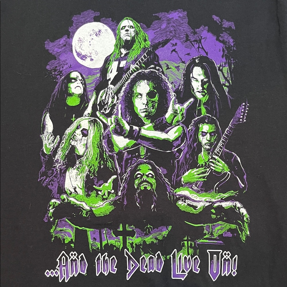 Gildan Heavy Cotton Black Metal Head Box Exclusive T Shirt of Deceased Musicians